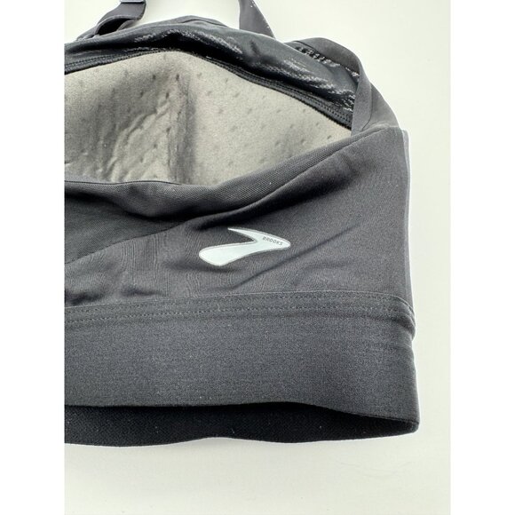 Brooks Dare Racerback DriLayer Wireless Sports Bra 350073 Gym Running Black 36DD - Picture 4 of 6